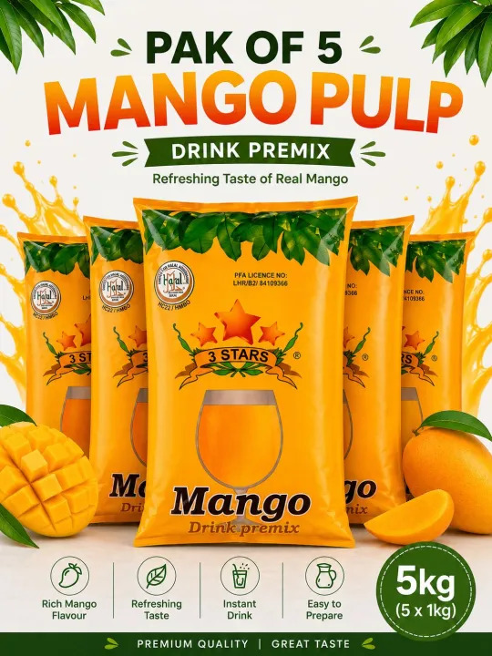 Mango Pulp Drink Premix