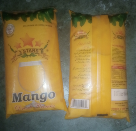 Customer-shared mango pulp photo