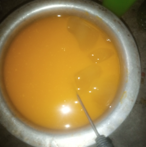 Mango pulp photo shared by a customer